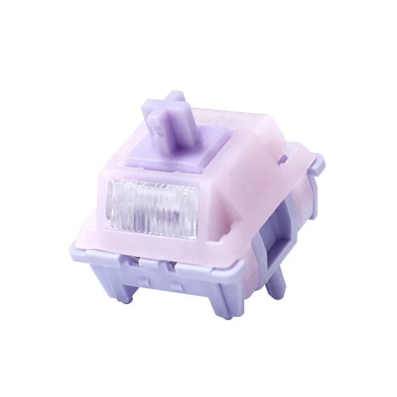MMD Princess V5 Ultra Switch Linear Taktil 5-Pin 38/45/53/48/60g Mechanische Tastaturschalter HIFI Milchgehäuse SMD Fabrik geschmiert