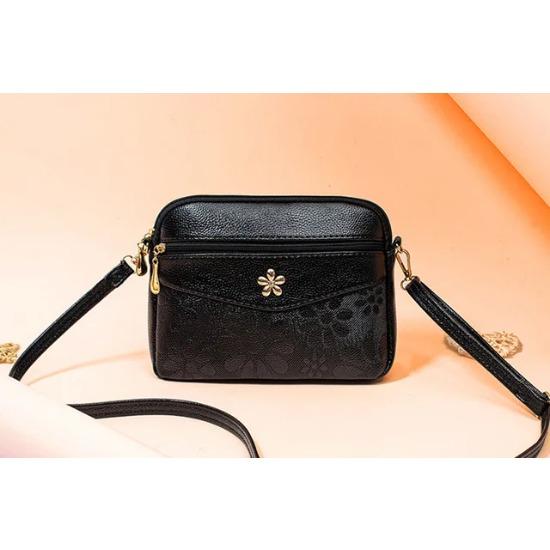 

Винтажная наплечная сумка с принтом для женщин из искусственной кожи, сумка через плечо, повседневная сумка-мессенджер, многофункциональная сумка для покупок, кошелек 26x7x18cm