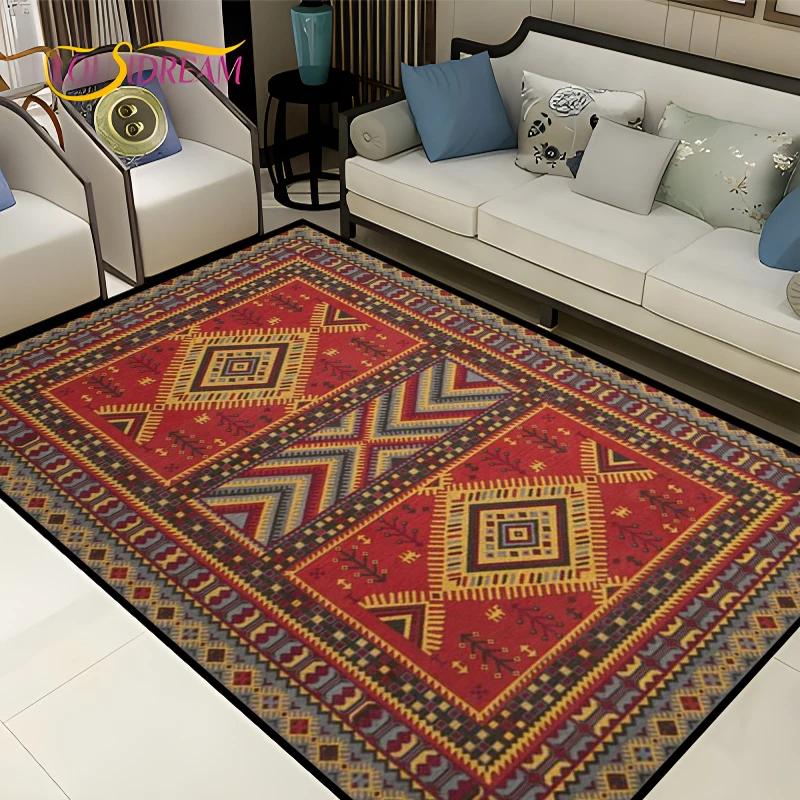 Vintage Fars Halısı Oturma Odası Yatak Odası Bohemya Türk Fas Etnik Kilimler Kaymaz Mandala Geometrik Kapı Paspası Poster Paspas