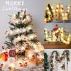 1pc Premium Christmas Garland with 5 m 50 Bulbs Festive Lights String- Party Supplies & Scene Setup, Best for Christmas,
