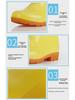Yellow Food & Work Boots: Farm, Labor, Kitchen, Sanitation, Rain-Ready with Tendon Soles