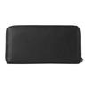 EMPORIO ARMANI Wallet with Logo Y4R169 Y068E Full-Zip Plate, 80001, Black, Unisex, Women's [Used]