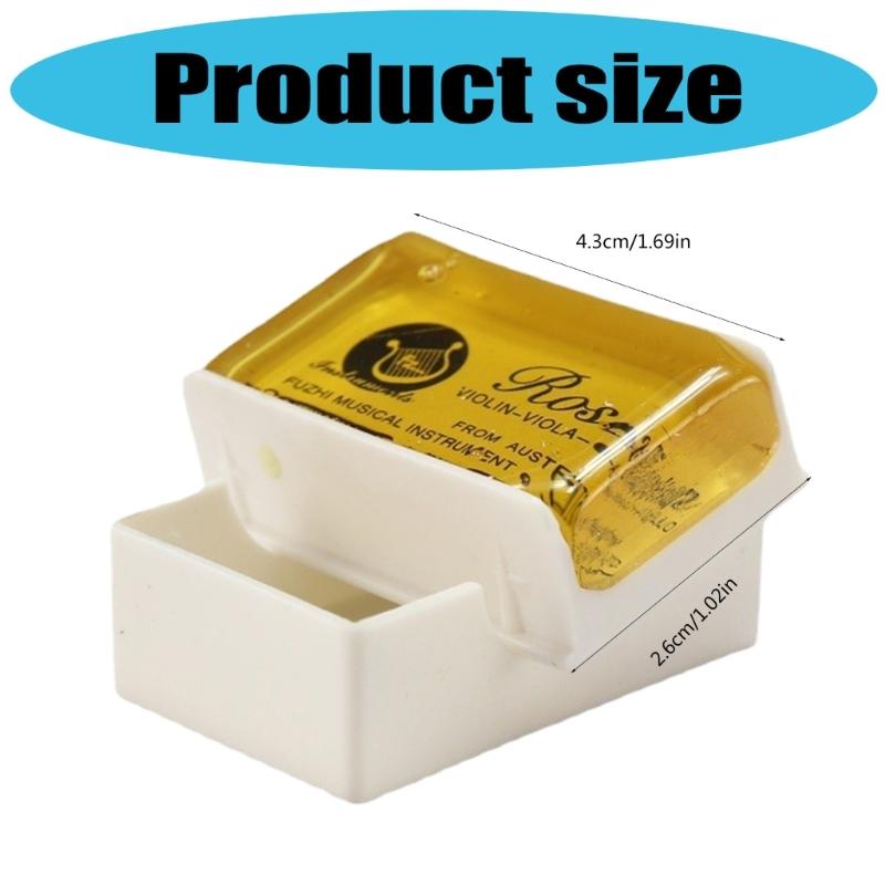 Violin Rosin Natural Rosin Replacement Low Dust Universals Rosin for Bows String Music Instrument Accessories Enduring