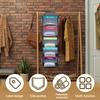 5 Layer Foldable Hanging Storage Bag with Label Hanging Organizer for Adults Kids Weekly Clothes Organization Monday To Friday