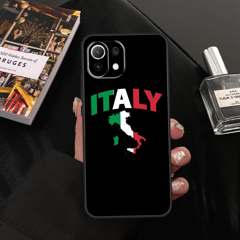 Italy Flag Case For Xiaomi 15 14 13 Ultra 11T 12T 13T 14T Pro POCO X7 Pro X3 X5 X6 F5 F6 M6 Pro Cover