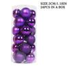 3CM Christmas Ball Christmas Tree Decoration Ornaments for New Year Halloween for Home Decor Navidad Pendant Ball Accessories