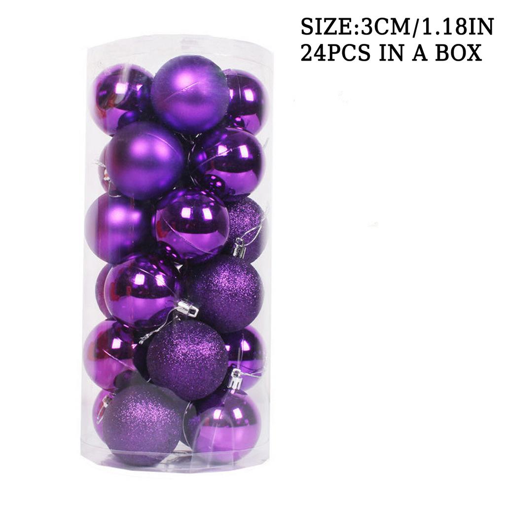 3CM Christmas Ball Christmas Tree Decoration Ornaments for New Year Halloween for Home Decor Navidad Pendant Ball Accessories