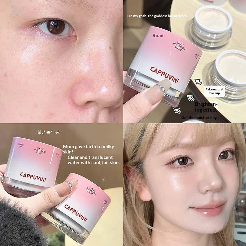 Cappuvini Moisturizing Radiant And Clear Natural Cream With A Creamy Skin Base Creates A Refreshing And Smooth Makeup Look
