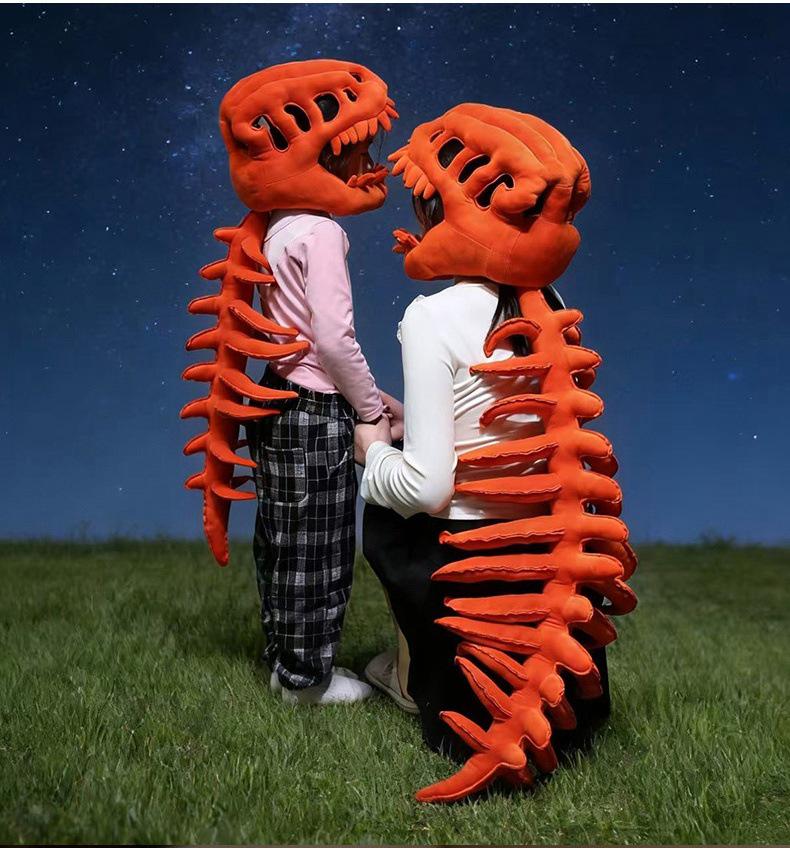 Promi-Stil Dinosaurierskelett Cosplay-Hut für Kinder