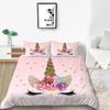 3D Unicorn Print Home Bed Cover Home Textiles Bedding Set Covers Student Dormitory Pillowcase Breathable