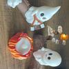Ghost Campfire Gathering 3D Desk Ornament Ghost Campfire Flickering Halloween Night Light for Funny Indoor Halloween Decorations