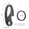 TISUR Titanium Carabiner Bottle Opener Keychain Men's Stylish Key Ring
