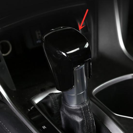 ABS Bright black Gear Shift Knob Cover Trim For Honda Civic