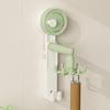 Punch-free Suction Cup Hook 360° Rotating Universal Hook Multi-Purpose Wall Mounted Rack  Bathroom