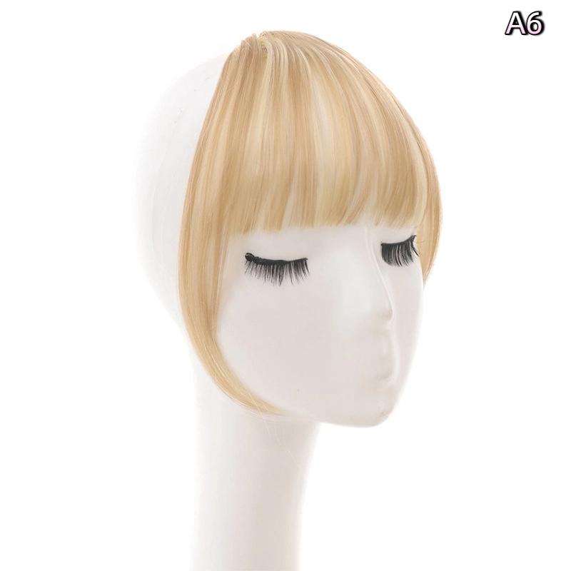 Synthetic Hair Wig Bangs Natural Hair Piece Extensions For Women Daily Wear Styling Accessories