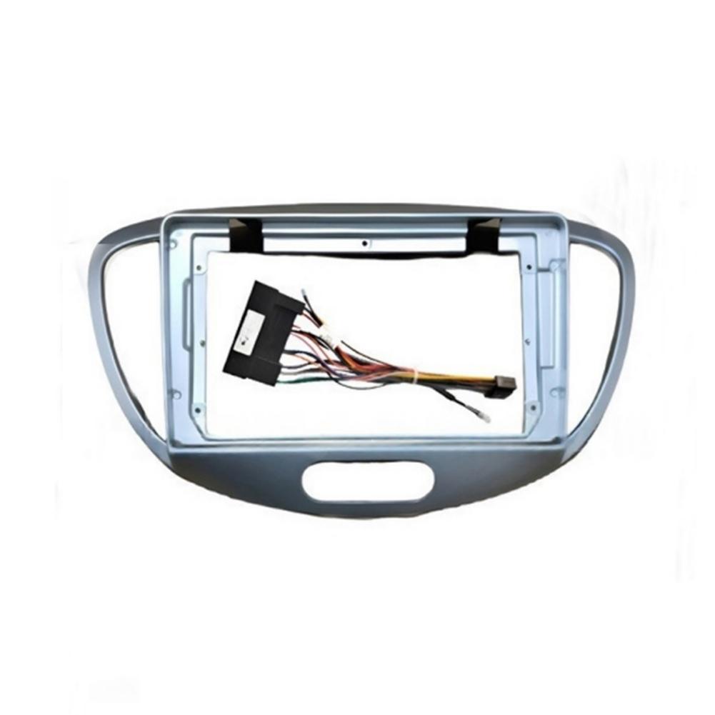 

For Dash Mounting Kit for 2DIN Stereo with Wiring Harness Fit For Hyundai i10 2007 2008 2009 2010 2011 2012 2013 China Mainland