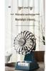 Retro USB Rechargeable Desk Fan for Dorms - Classic Cartoon Style