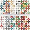 10 Sheets Set Waterproof Adhesive Christmas Countdown Calendar Stickers  Christmas Party Decor