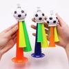 Huaqianguhh 2Pcs Soccer Cheering Horn, 3 Tone Sports Fan Noise Maker, Handheld Football Stadium Trumpet for Game Day, Party Accessory