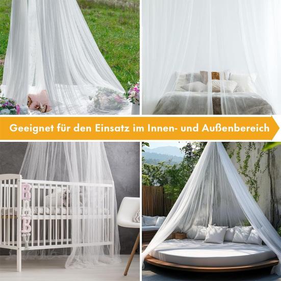 Mosquito Net Bed Canopy Hanging Mesh Bed Tent from Ceiling Dome