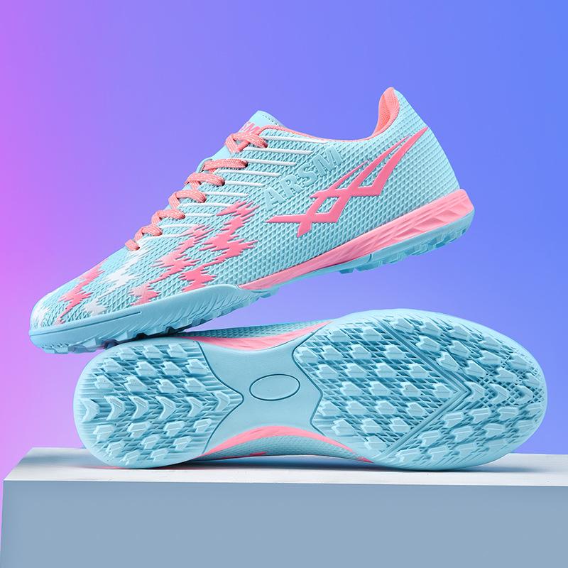 Foreign trade new outdoor low-top sports football shoes men's and women's students' artificial grass broken nail training shoes