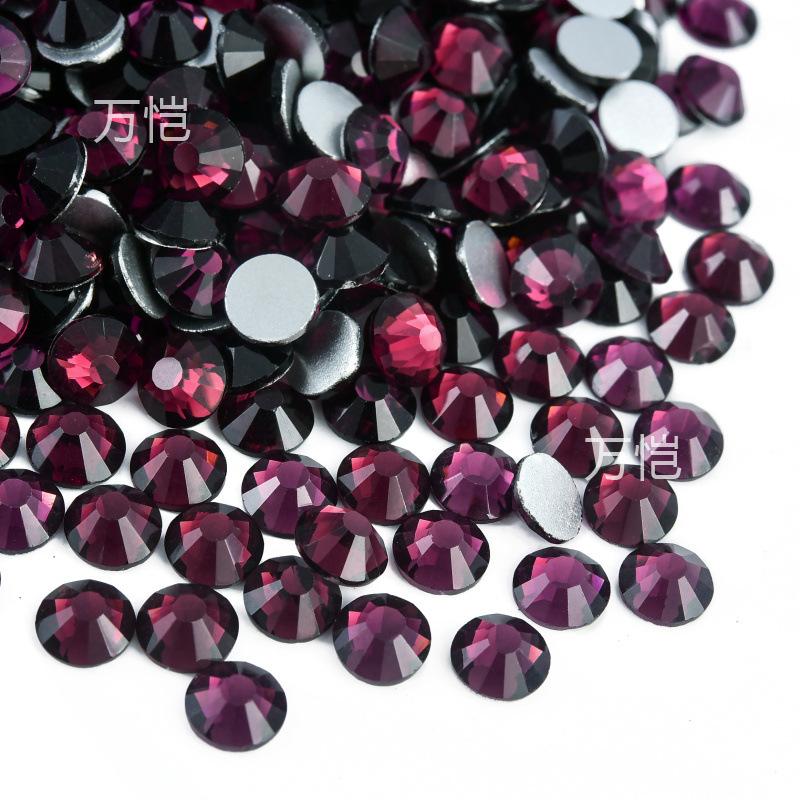 Ss3-Ss16 Mixed Size Flat Bottom Drill, Mobile Phone Case Diy Sticker Diamond Crystal Glass, Creative Nail Art Jewelry Accessories