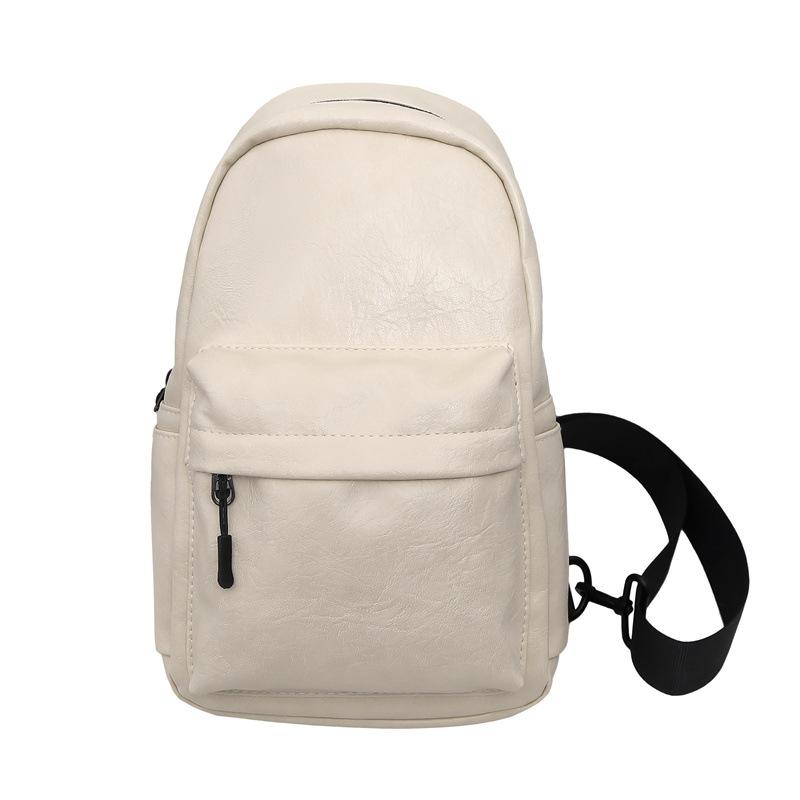 Charming choice! Oily leather large-capacity backpack, Korean version of fashion interprets the new style of women's commuting