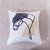 Nordic Art Ins Abstract Face Pillow - Minimalist Sofa Office Decor Cushion Cover W/Core, Free Shipping