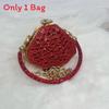Acrylic Mini Clutch Bag With Rhinestones Chain And Box Shape For Evening Wear
