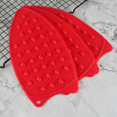 Practical Heat-resistant Ironing Pad Elastic Sturdy Silicone Iron Protective Pad for Home