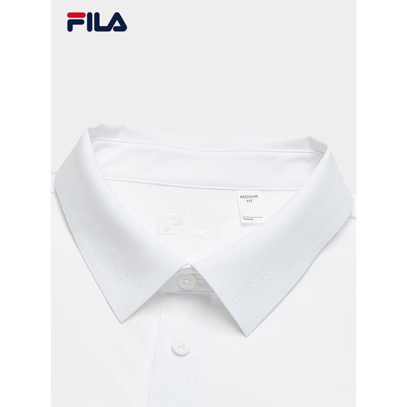 FILA Men's Knit Short Sleeve Polo Shirt