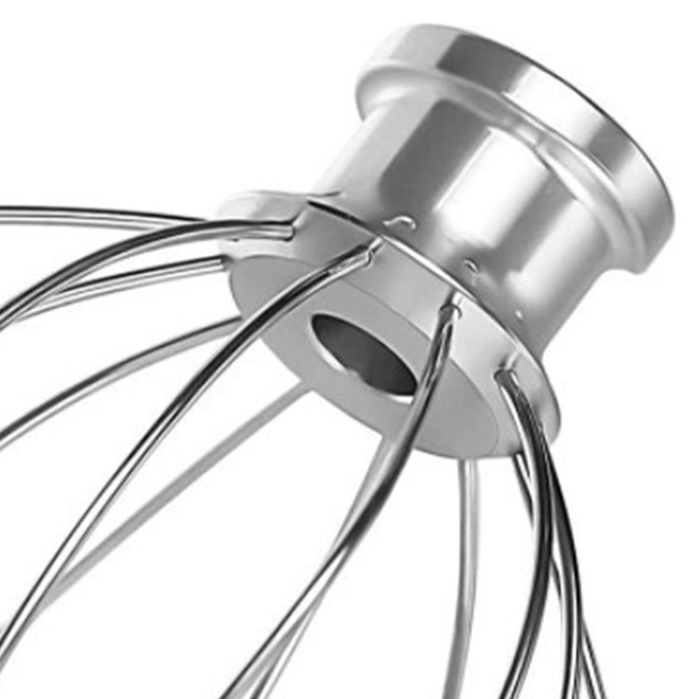 K45WW Stainless Steel Egg Whisk Mixer Mixing Head 4.5QT Fits for KitchenAid Mixer Hand Mixer Beater Replacement Part