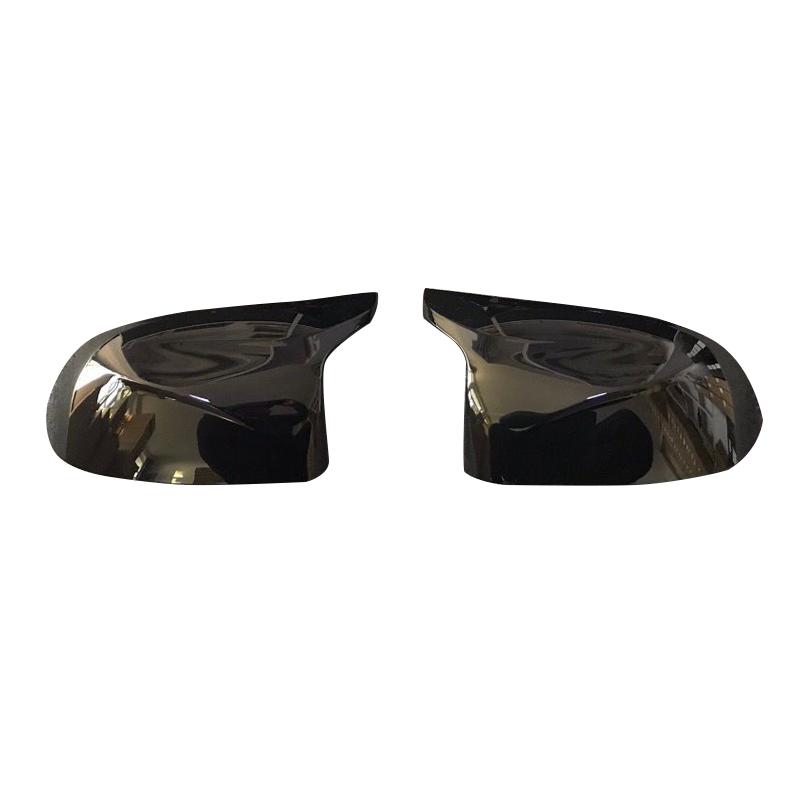 

Для BMW X3 X4 X5 X6 F15 F16 F25 F26 2014-2018 Крышка бокового зеркала Глянцевый черный стиль АБС-пластик Замена Левая Правая