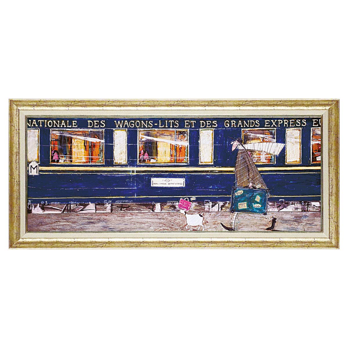 

YouPower Art Frame, Sam Toft Gel-Coated The Orient Express ST-15007