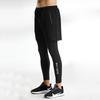 Men's 3/4 Quick-Dry Elastic Fitness Running Pants - Two-Piece Style