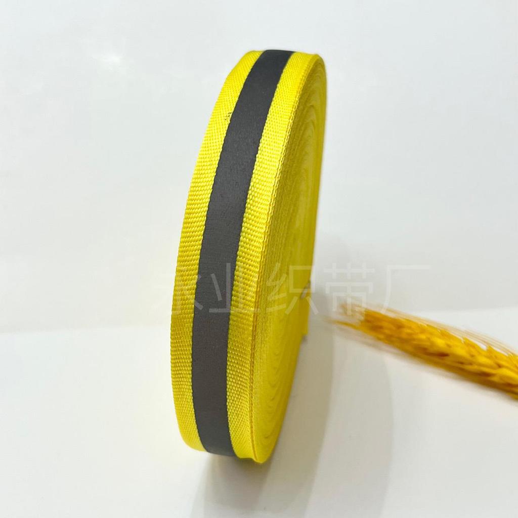 Fluorescent High Visibility Reflective Webbing for Night Safety