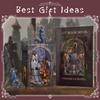 MiniCity DIY BookNook Kit Dollhouse Kit Miniature House Kit BookNook Suitable for and Birthday with LED Light - - - - Beginners, Teenagers, Adults,