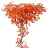 Artificial Red Maple Leaf Branches for Autumn Garden Decor