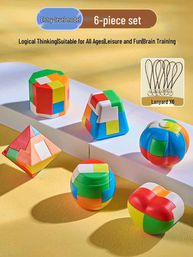 Набор головоломок Любань Конгмин: Развивающие пазл-блоки для детей 8-12 лет