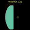 Universal Motorcycle Helmet Visor Anti Fog Film Insert Clear Lens Clear View Helmet Visor Insert Simple Installation