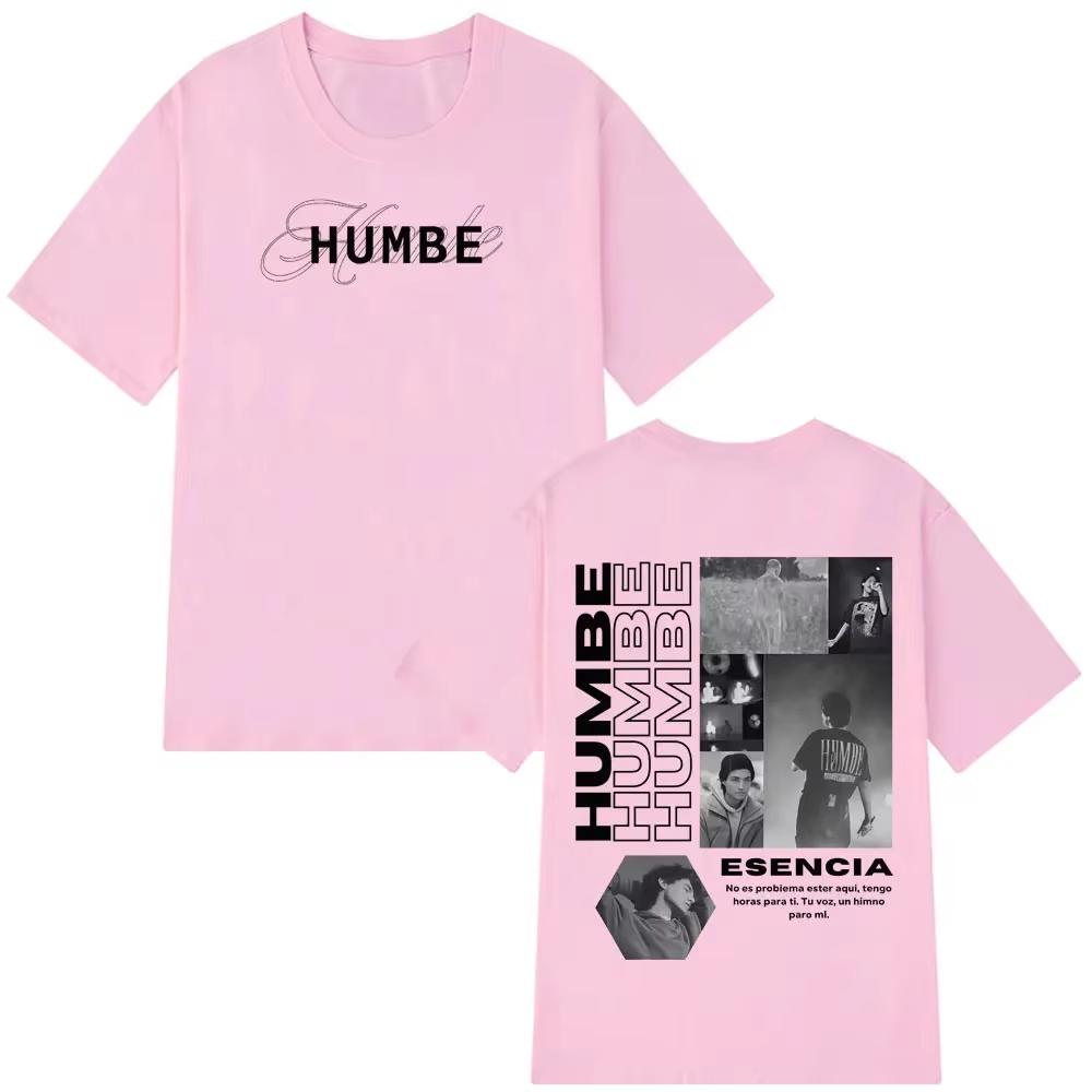 2026 Singer Humbe Esencia Tour  Print Tshirt Men Women Summer Cotton Casual Tshirts Hiphop Gothic Punk Tshirts Tops Ins