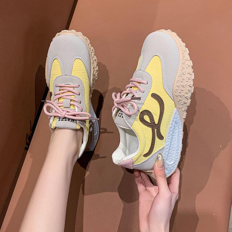 Casual Sports Running Lightweight Dad Shoes Versatile Little White Shoes Women's Spring and Summer 2025 New Super Fire Forrest Gump Shoes