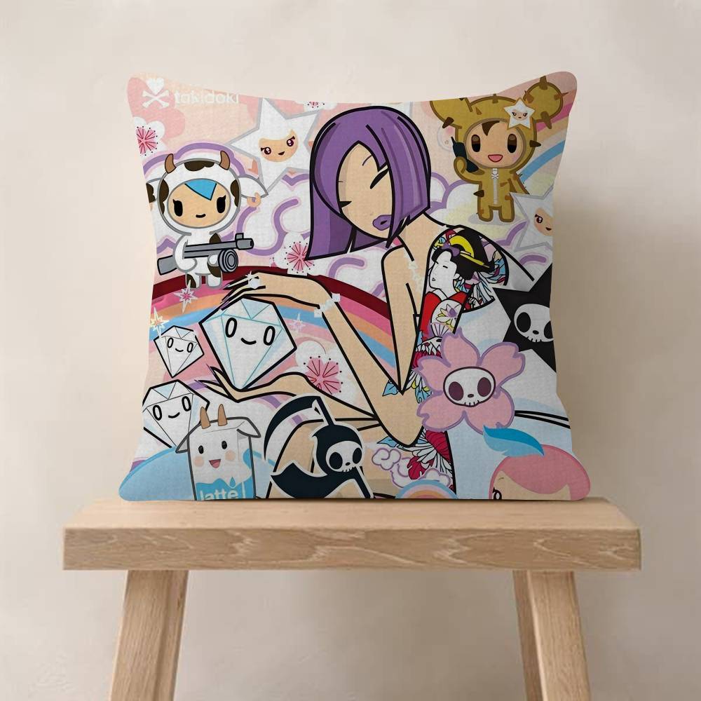 Cartoon Art Kawaii TownTokidokiinside Pillow Anime Pillow Sofa Bed Head Pillow Cover Cushion Cover Fashion