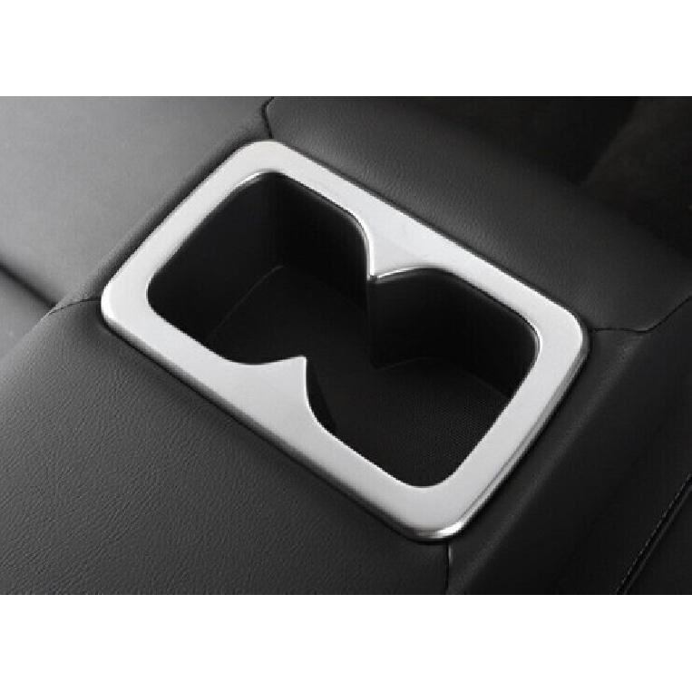 For Nissan Sylphy Sentra steel silver inner rear water cup cover trim 1pcs