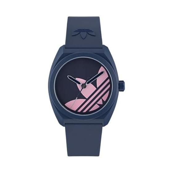 [часы adidas originals] Унисекс часы Adidas Project Three AOST25545 Кварцевые 3 АТМ водонепроницаемые минеральное стекло темно-синий циферблат керамика [товары параллельного импорта]
