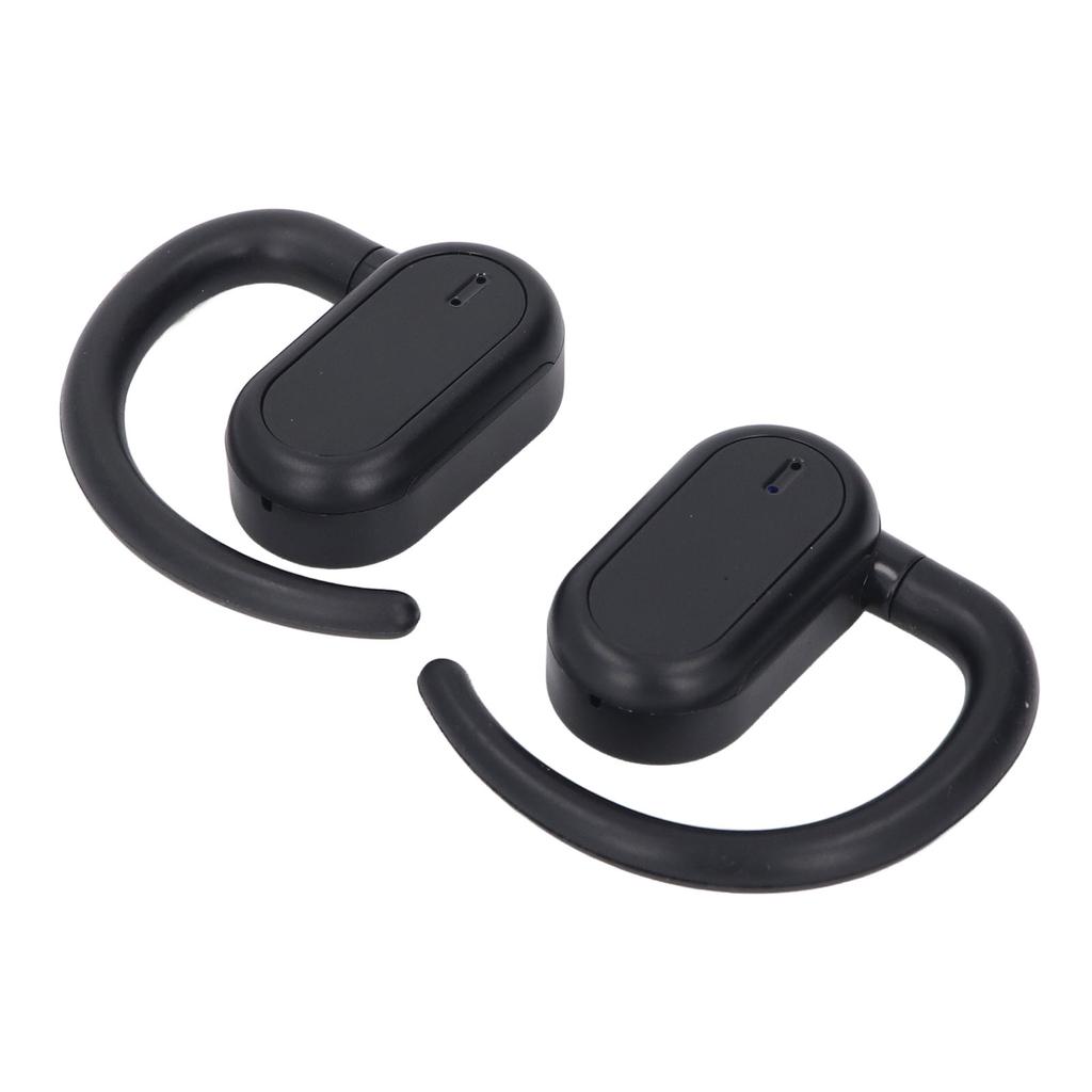 Wireless Earbuds Bluetooth 5.4 IPX7 Water Resistant Bone Conduction Subwoofer Clip On Headphones with Charging Case for