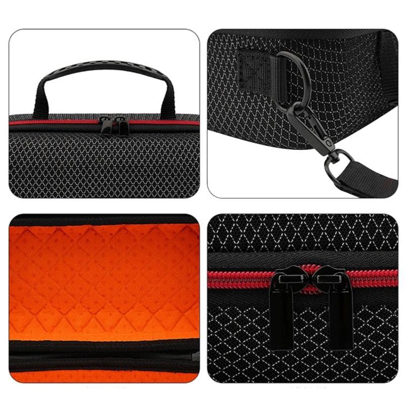 Shockproof Water Resistant Speaker Storage Bag Secure Transport Easy Access Zippers Easy to Carry for Speakers Use