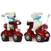 Dog Resin Small Motorcycle Plant Holder Garden Decor For Indoor Plants And Gift