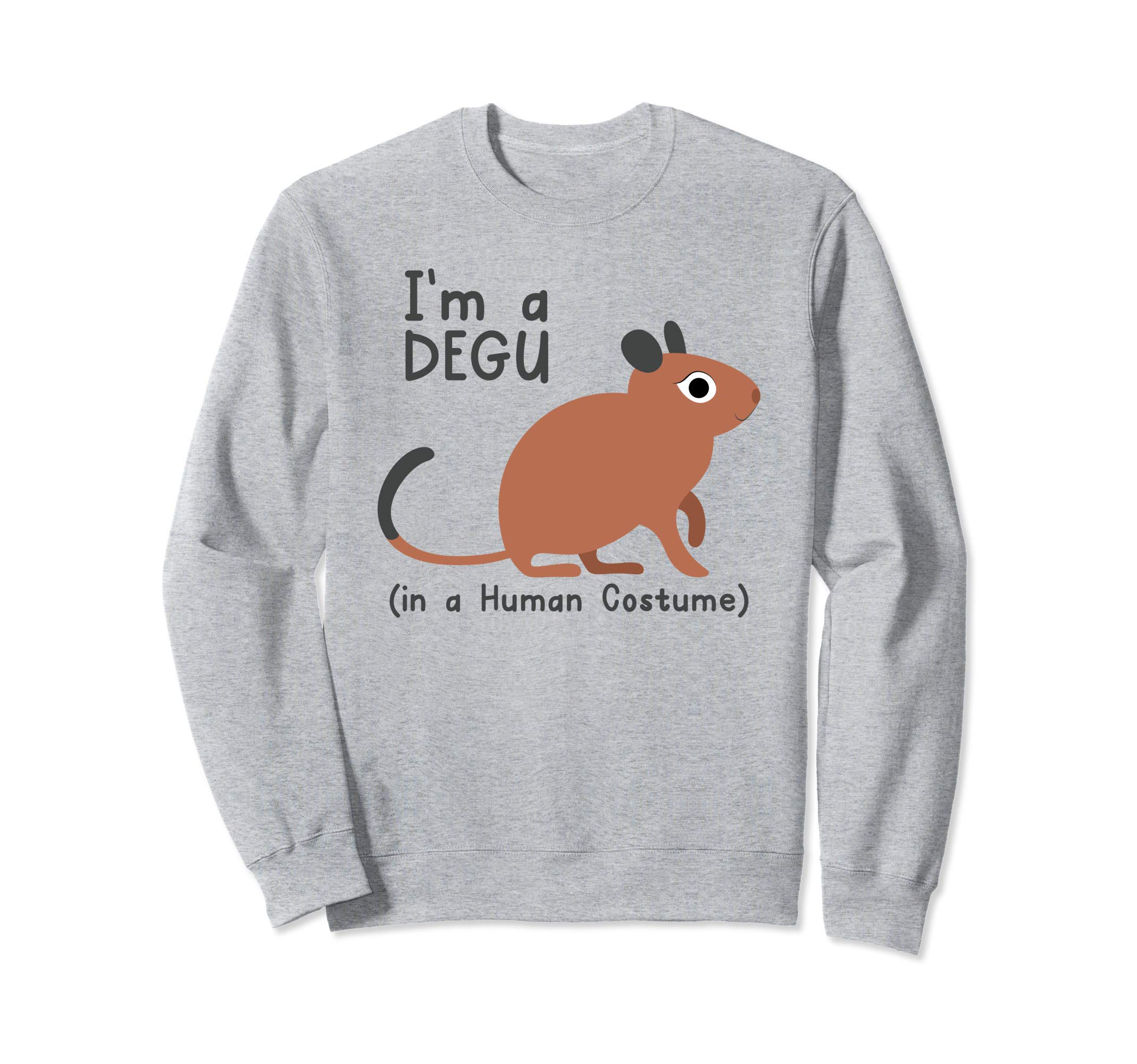 

Degu Costume Cute Funny Shirt Degus Sweatshirt сірий колір