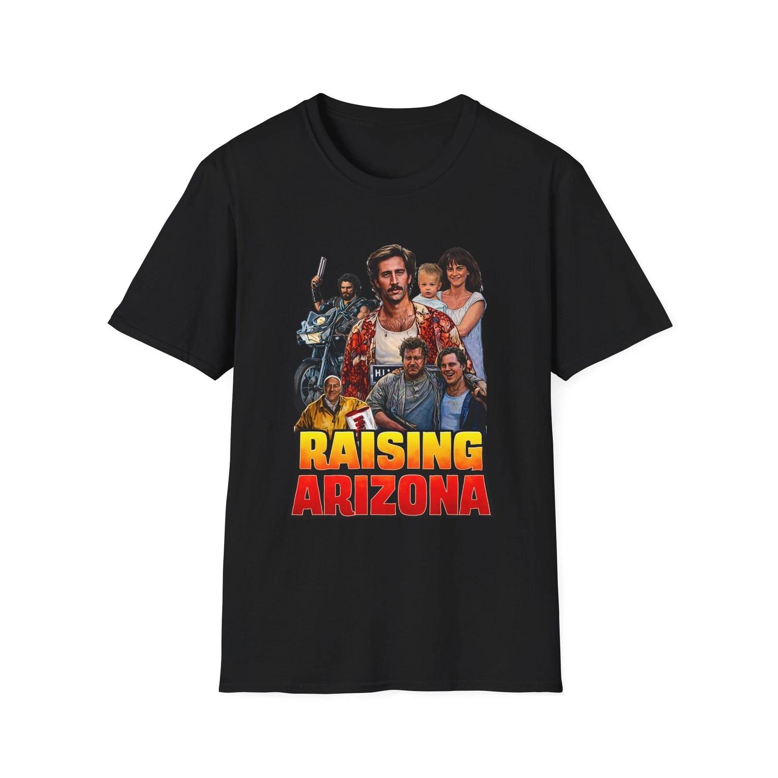 Raising Arizona Movie Poster T-Shirt | Retro Film Tee M